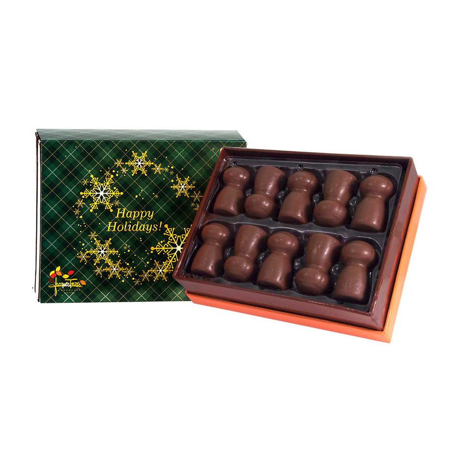 Taittinger Champagne Truffles with Happy Holidays Sleeve 10pc