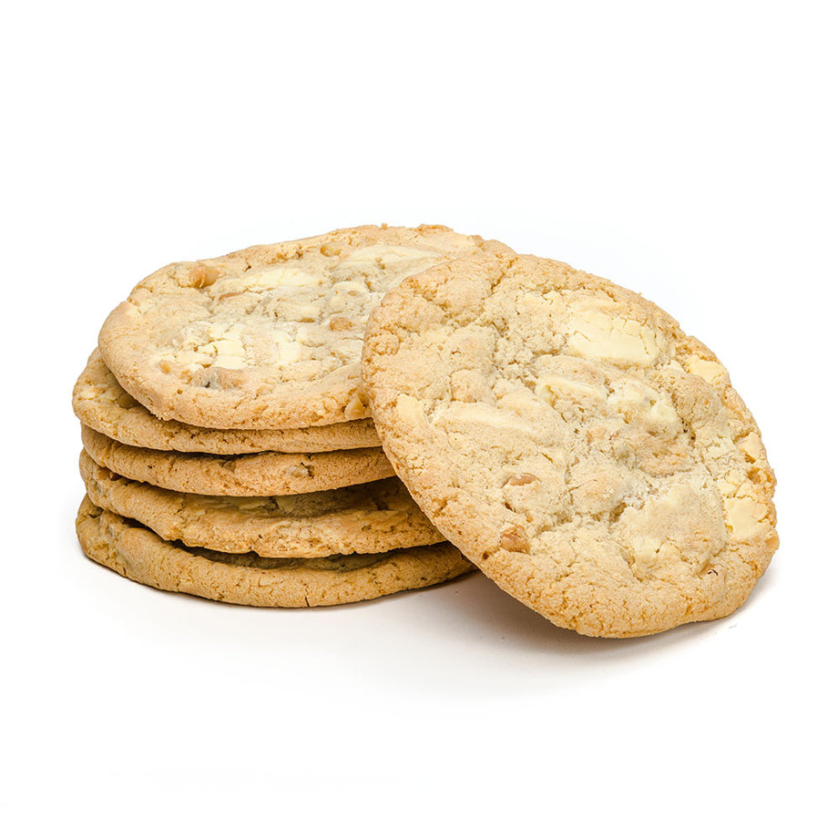 White Chocolate Chip Cookies with Macadamia Nuts by Jacques Torres Chocolate