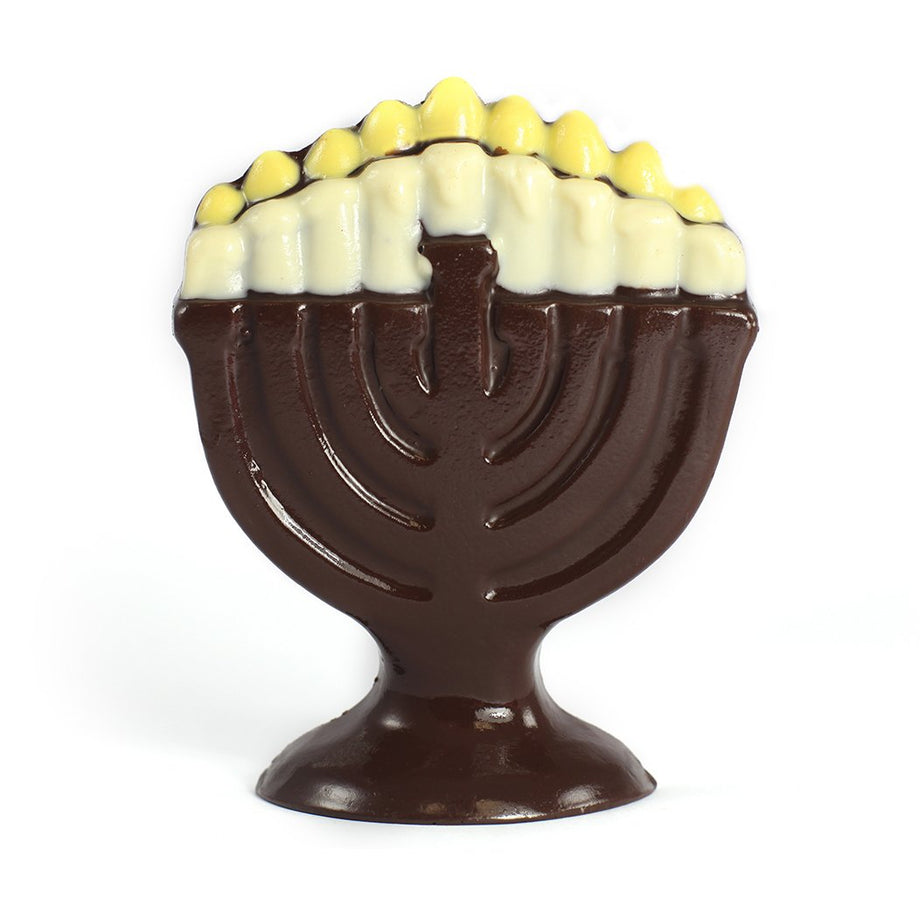 Menorah-Dark Chocolate by Jacques Torres