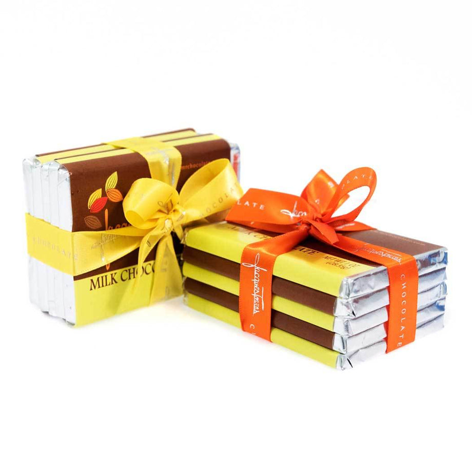 Assorted Mini Bars wrapped in ribbon