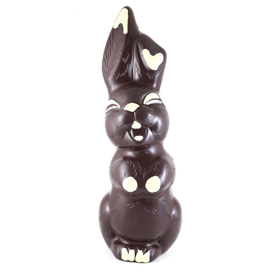Gourmet Chocolate Smiling Easter Bunny - Dark Chocolate